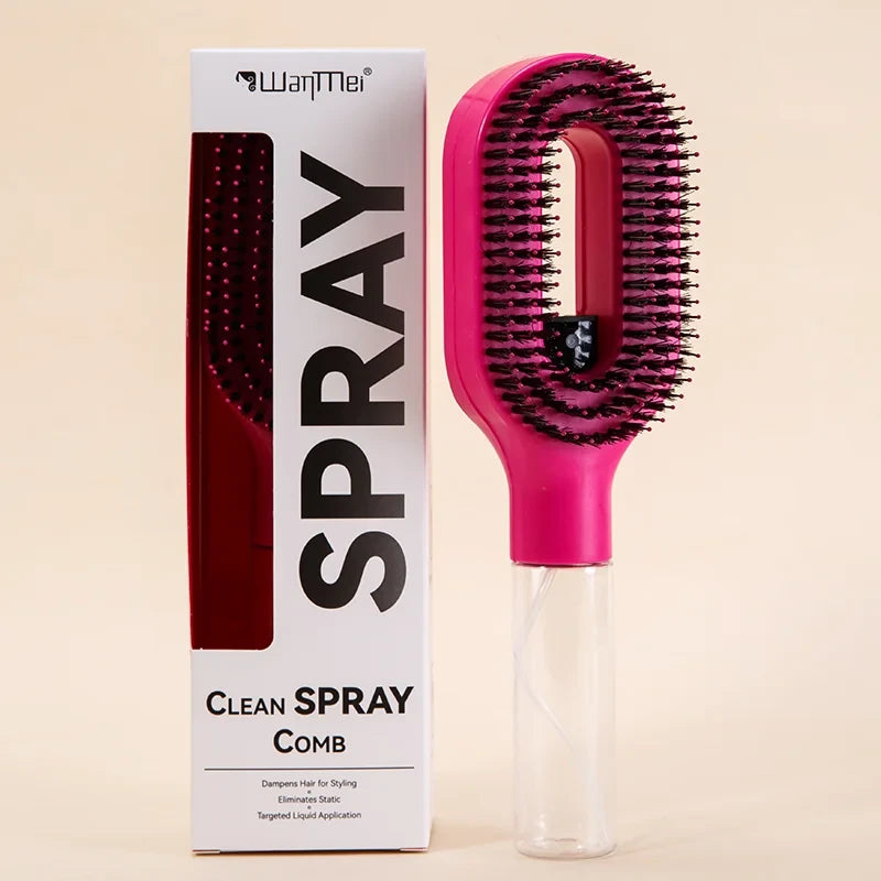Sprayer Comb Detangling Scalp Massage Hairbrush