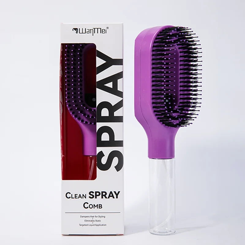 Sprayer Comb Detangling Scalp Massage Hairbrush