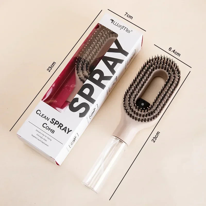 Sprayer Comb Detangling Scalp Massage Hairbrush