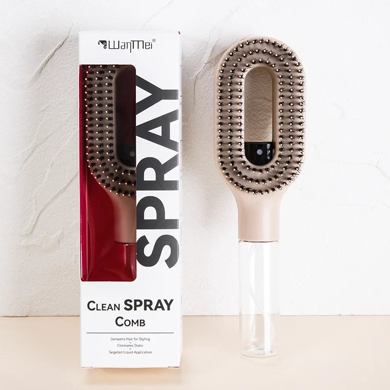 Sprayer Comb Detangling Scalp Massage Hairbrush