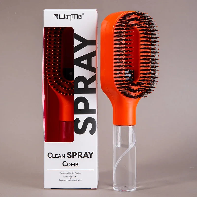 Sprayer Comb Detangling Scalp Massage Hairbrush